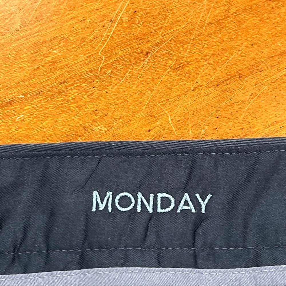 Bonobos Weekdays Warrior Slim Fit Dress Pants Monday Navy Blue 35x32 Stretch - Picture 9 of 16